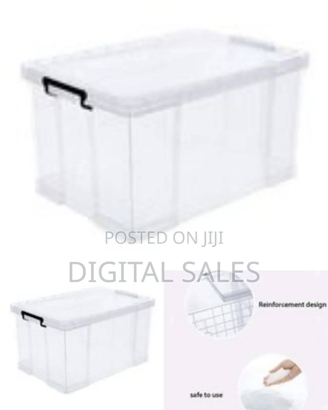 Plastic Stackable Organizer Storage Box