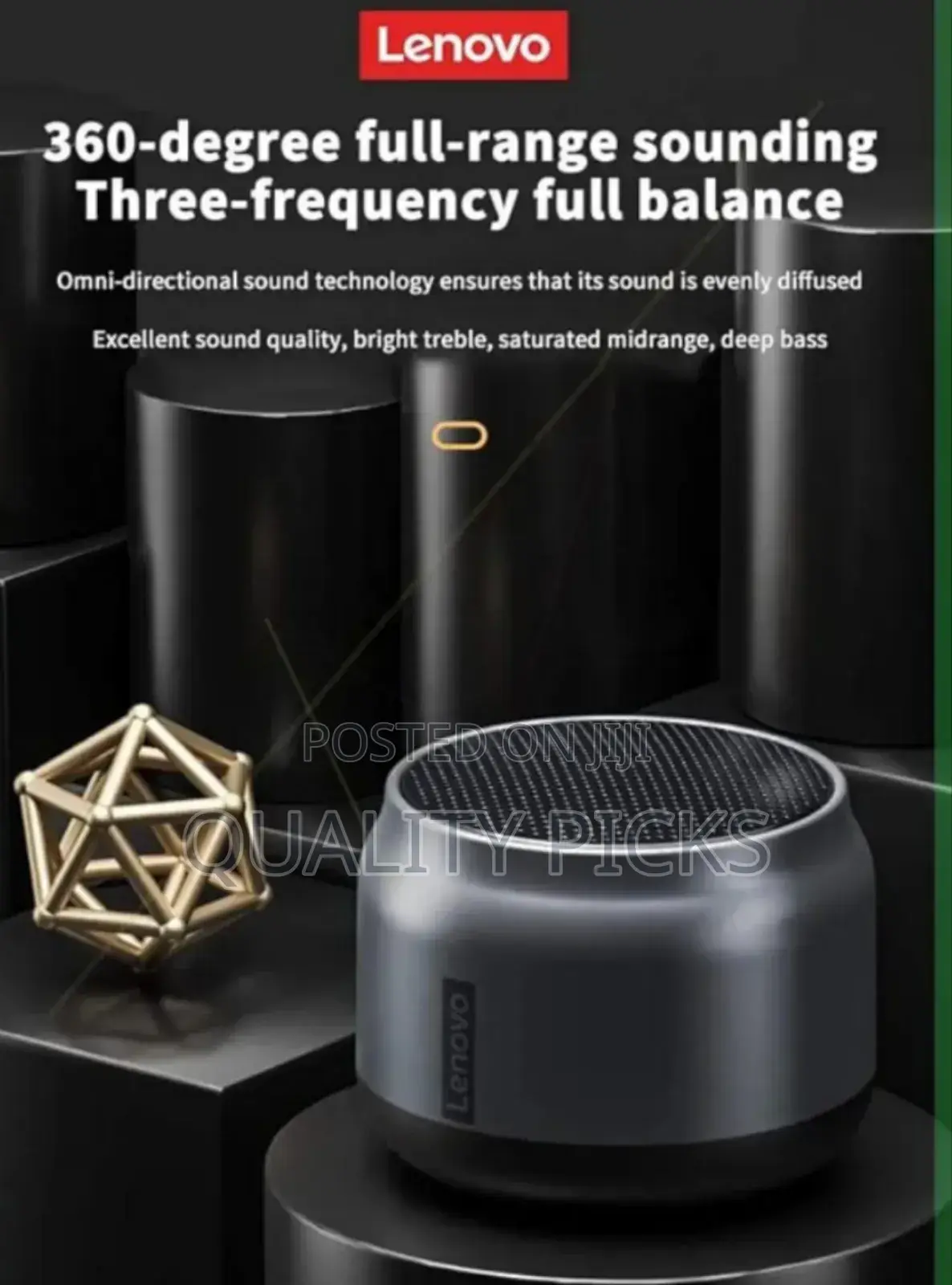 Lenovo Bluetooth Speaker.
