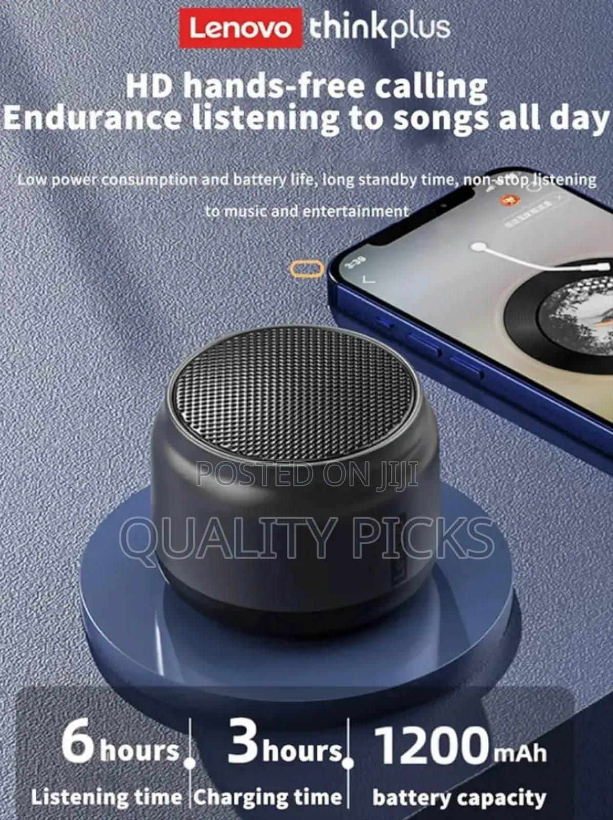 Lenovo Bluetooth Speaker.
