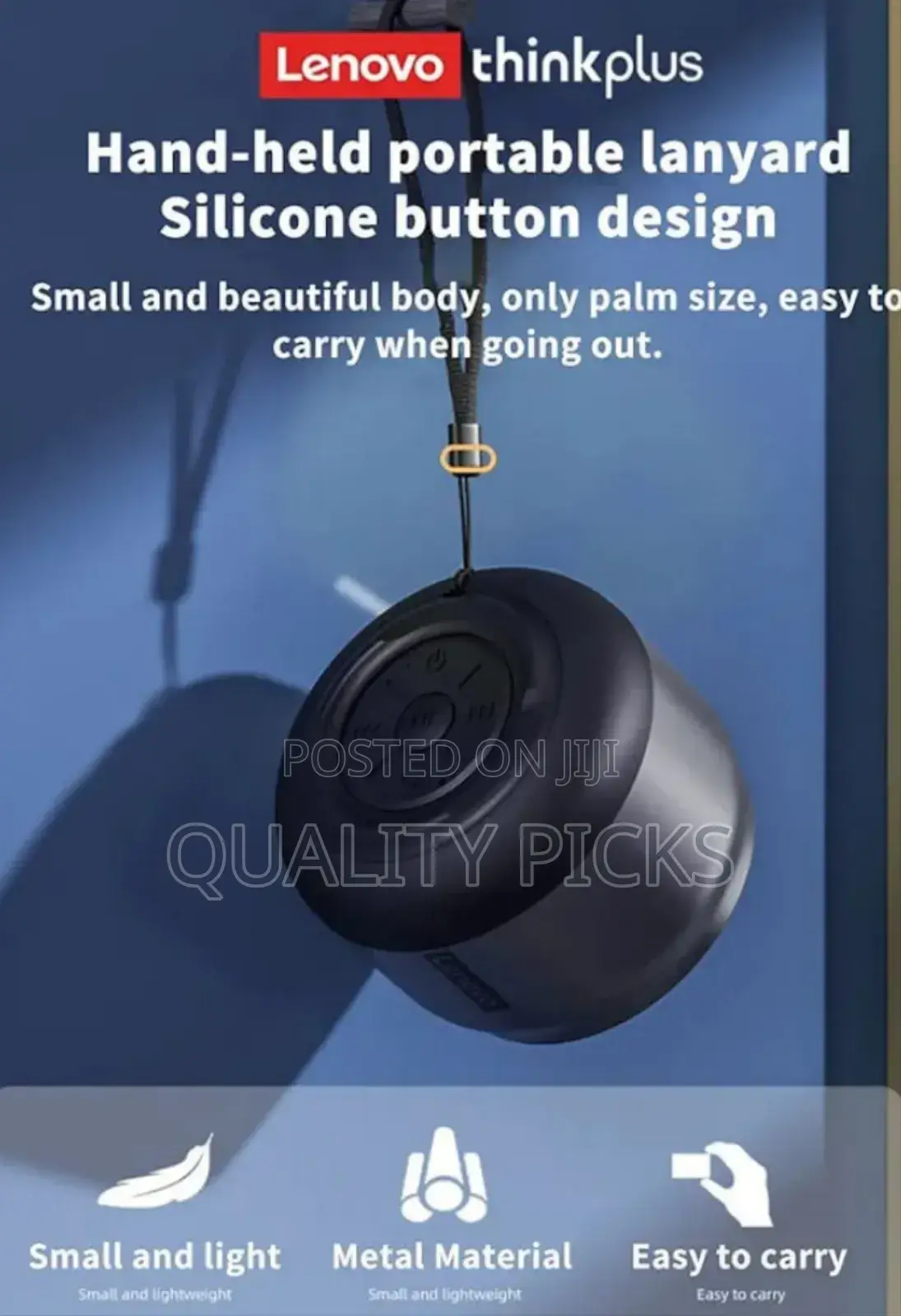 Lenovo Bluetooth Speaker.