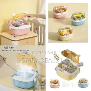 Baby Bottle Storage Box Portable Large Capacity, Drying Rack