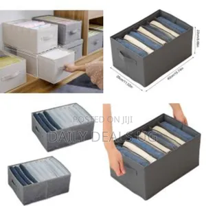 Wardrobe Storage Bins Collapsible Fabric Clothes Organiser Bag