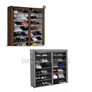 12 Layer Foldable Collapsible Shoe Rack Storage Organizer, 36 Pairs
