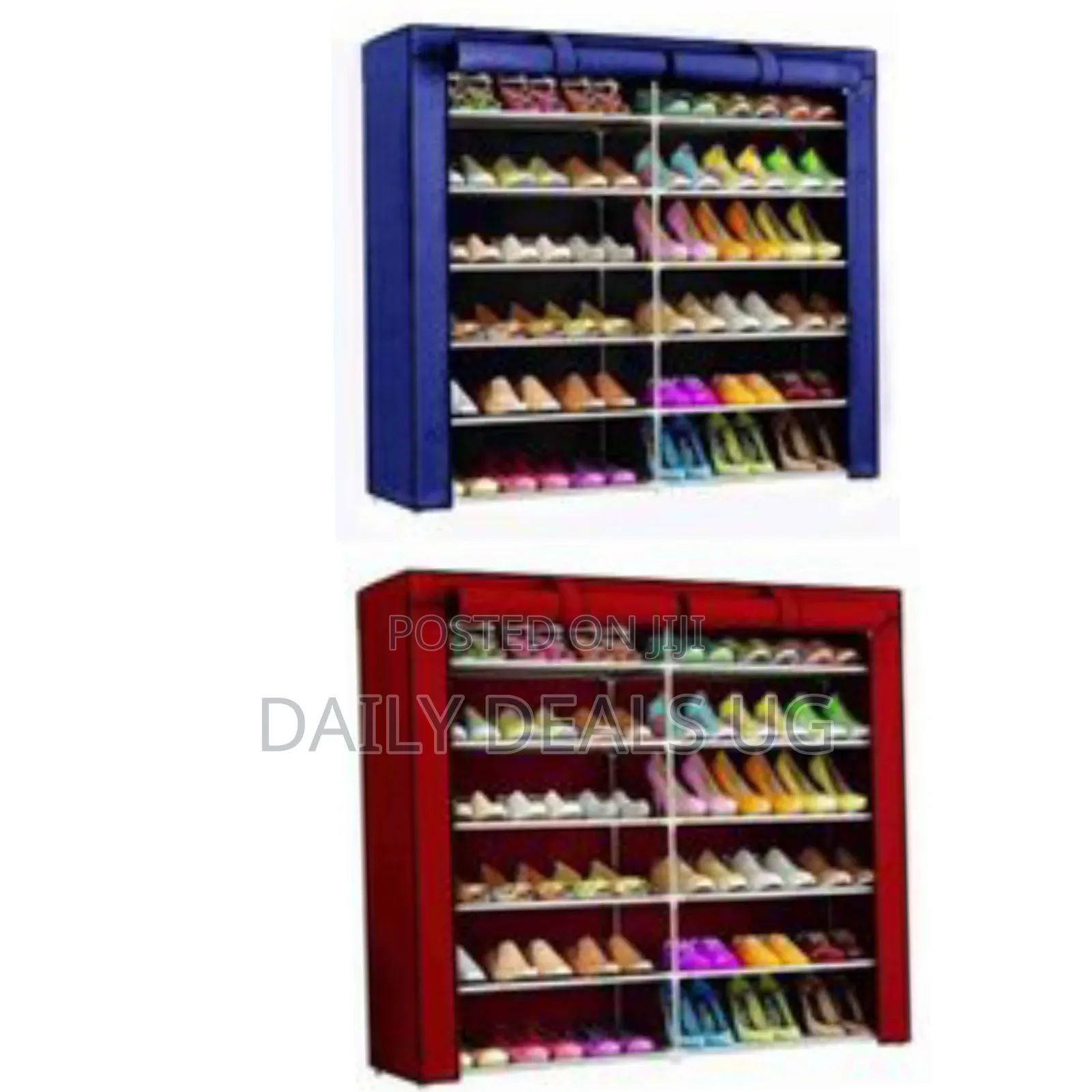 12 Layer Foldable Collapsible Shoe Rack Storage Organizer, 36 Pairs