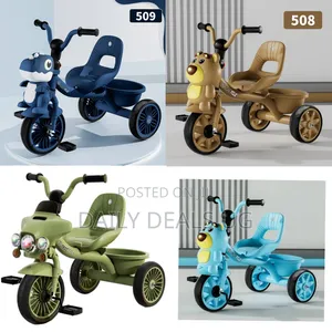 Children's Tricycle With a Dinosaur Theme