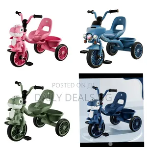 Children's Tricycle With a Dinosaur Theme