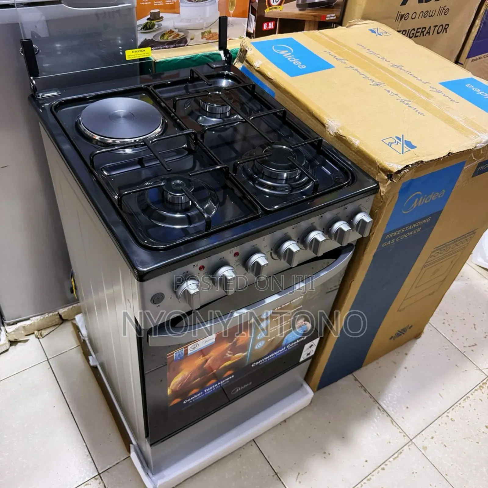Midea 50cm×60cm 3gas+ 1electric Cooker With Electricoven and Turbo Fan