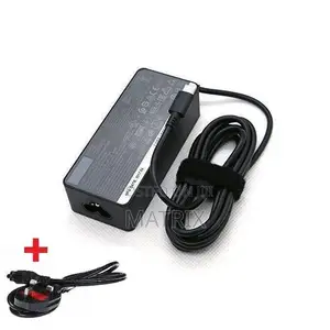 Lenovo 65w Power Adapter (Usb Type-C) With Power Cable-Black
