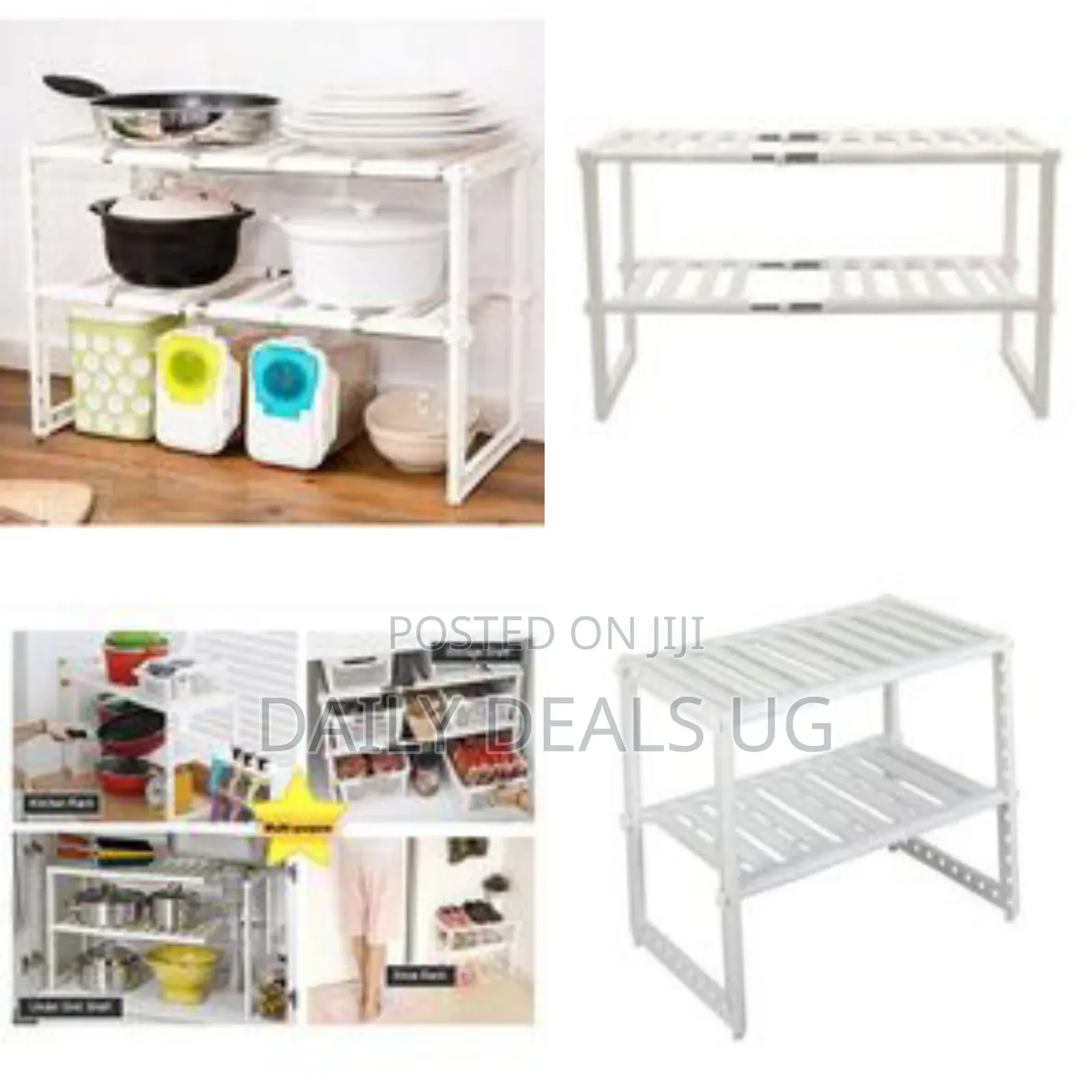 Adjustable Rack ,Pool Space Arrangement Frame, Under-Sink Storage