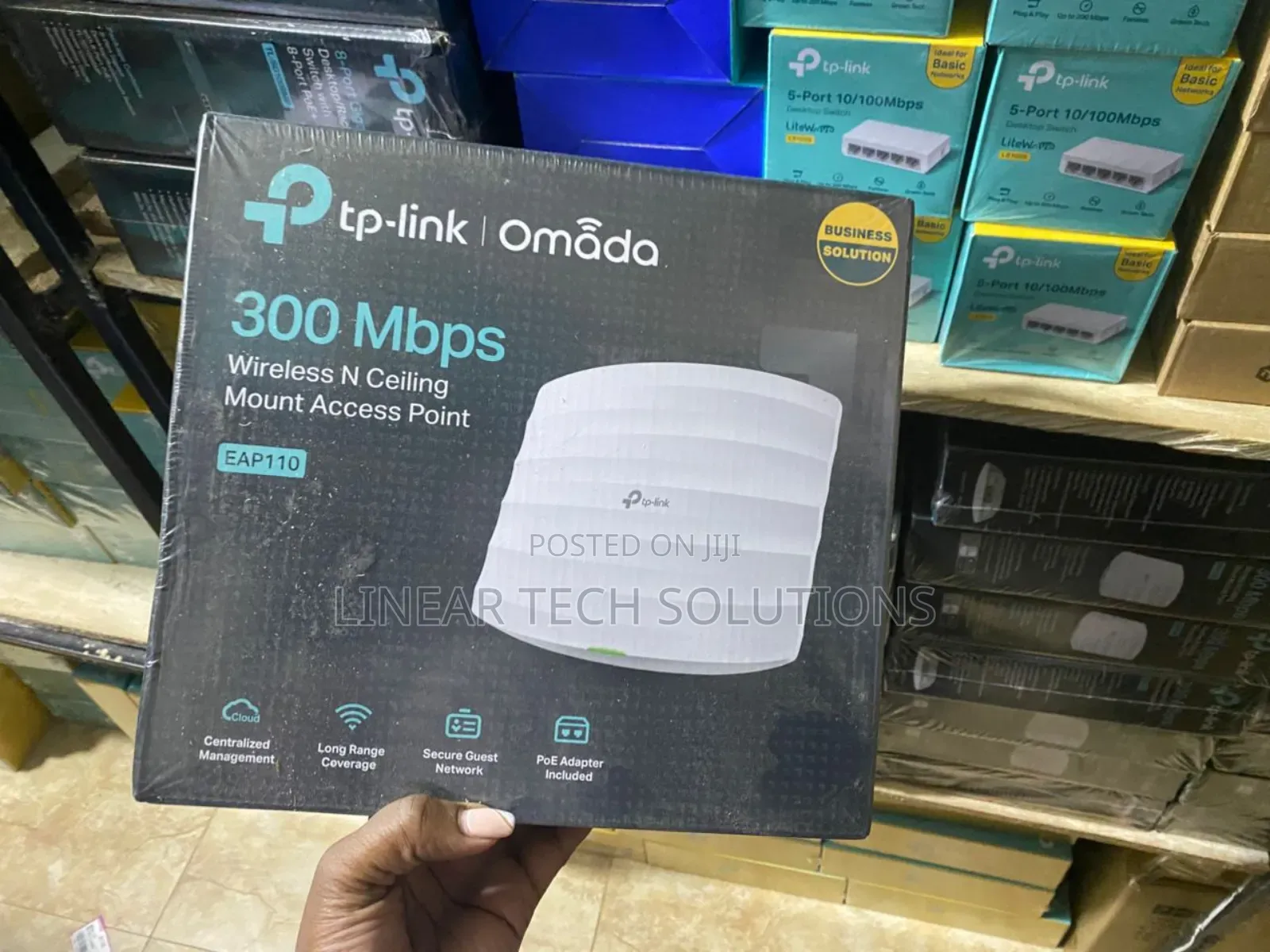 Tp-Link Omada Eap110 300 MBPS Wireless N Ceiling Mount Access Point.