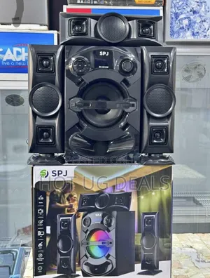 Spj 3.1 Channel Fm/Sd Multimedia Bluetooth Home / Sub Woofer- Black.