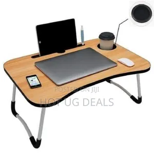 Laptop Desk With iPad And Cup Holder Adjustable Laptop  Notebook Stand