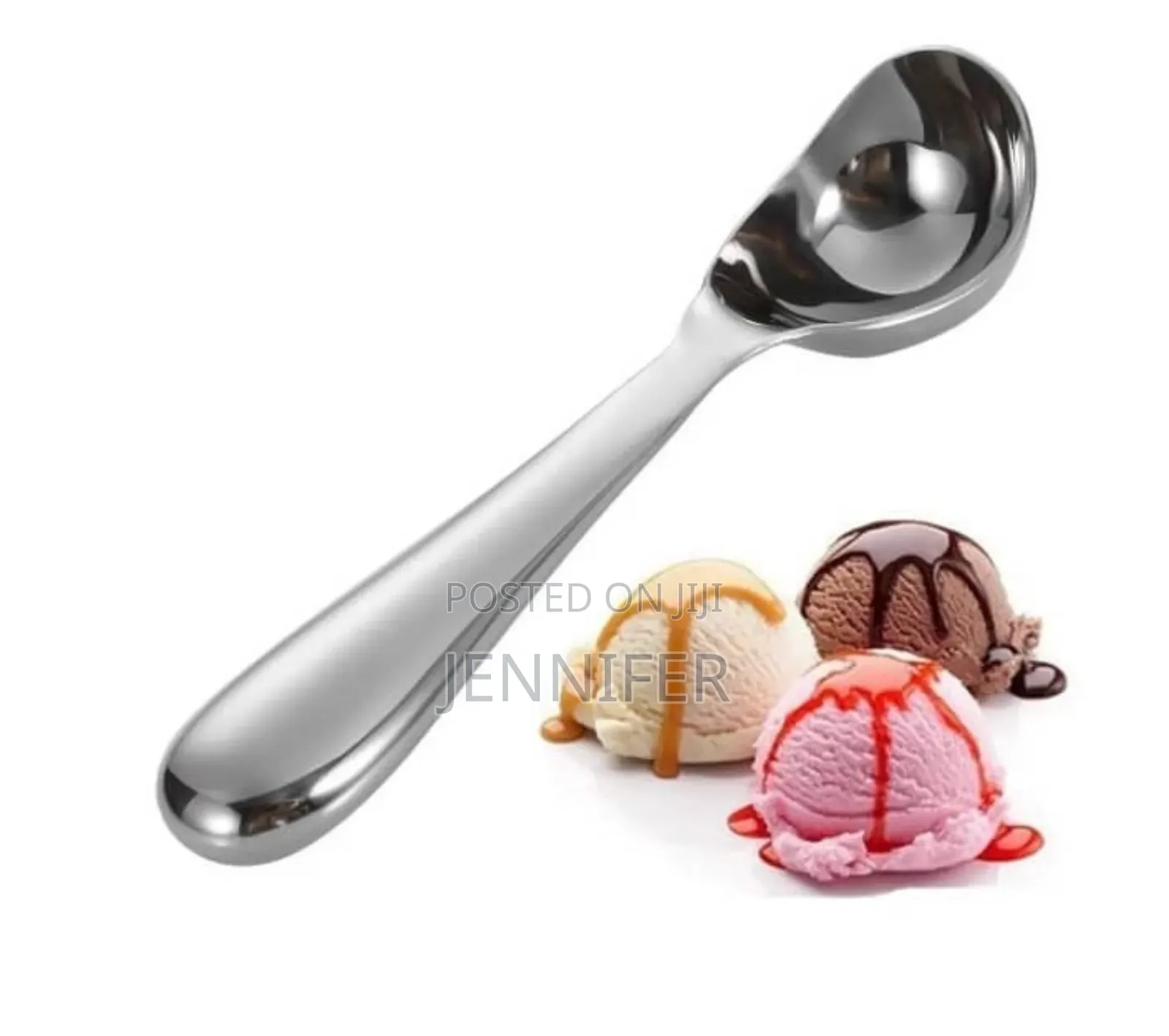 7inch Stainless Steel Ice Cream Scooper Spoon