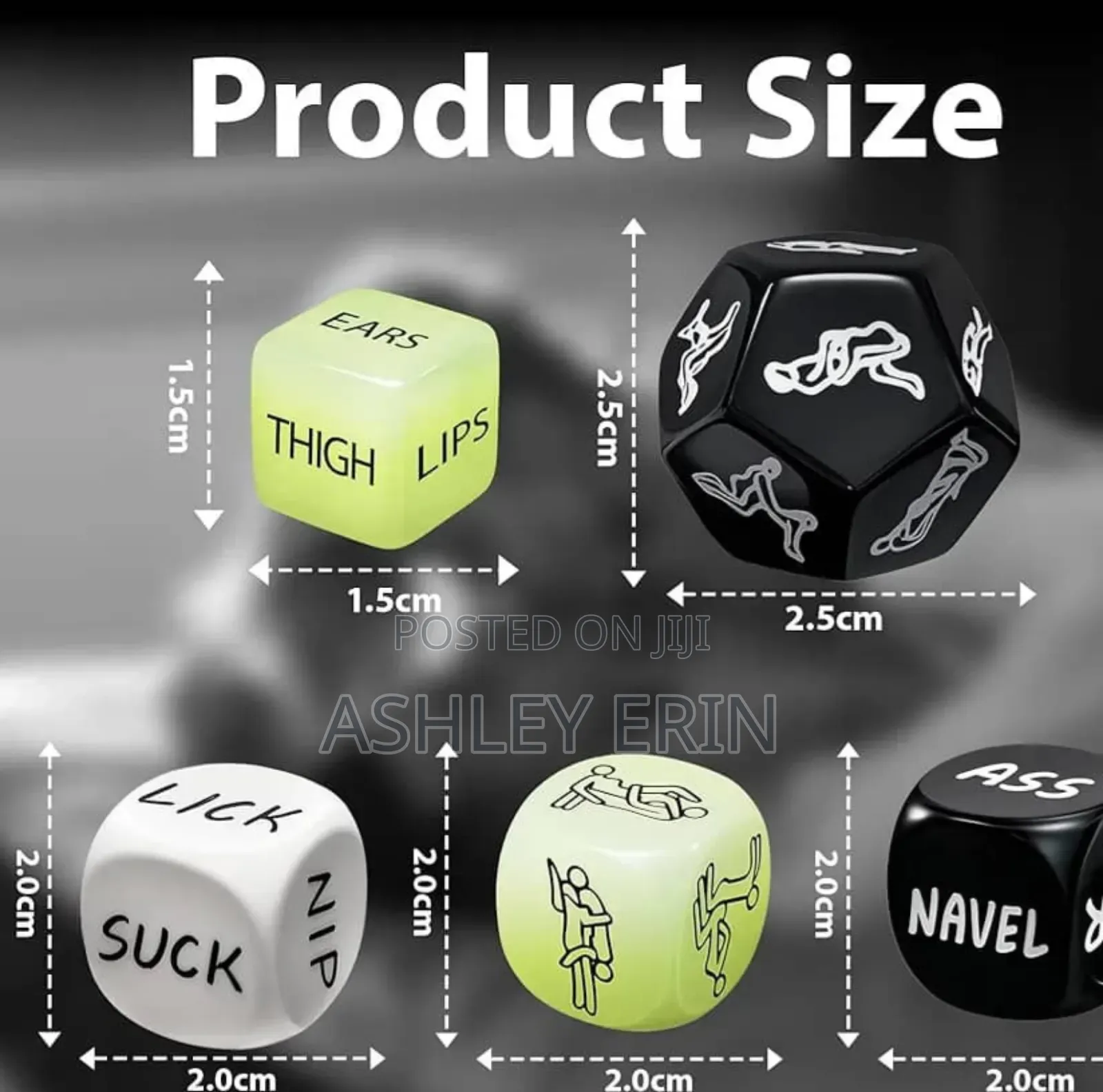 6pcs Couple Game Dices