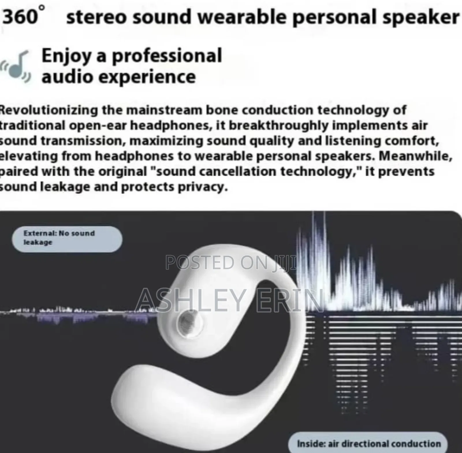 Business Single Open Ear Headphone/Earbud