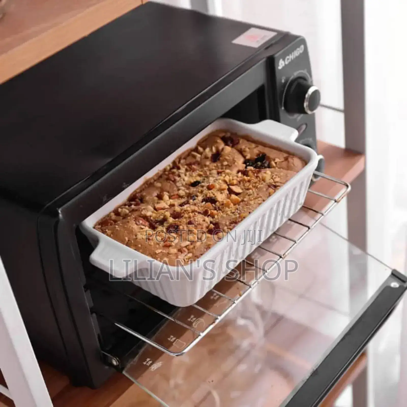 3pcs Ceramic Rectangular Baking Dish Casserole Dishes