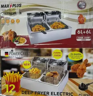 Max Plus 12litres Commercial Deep Fryer Promo