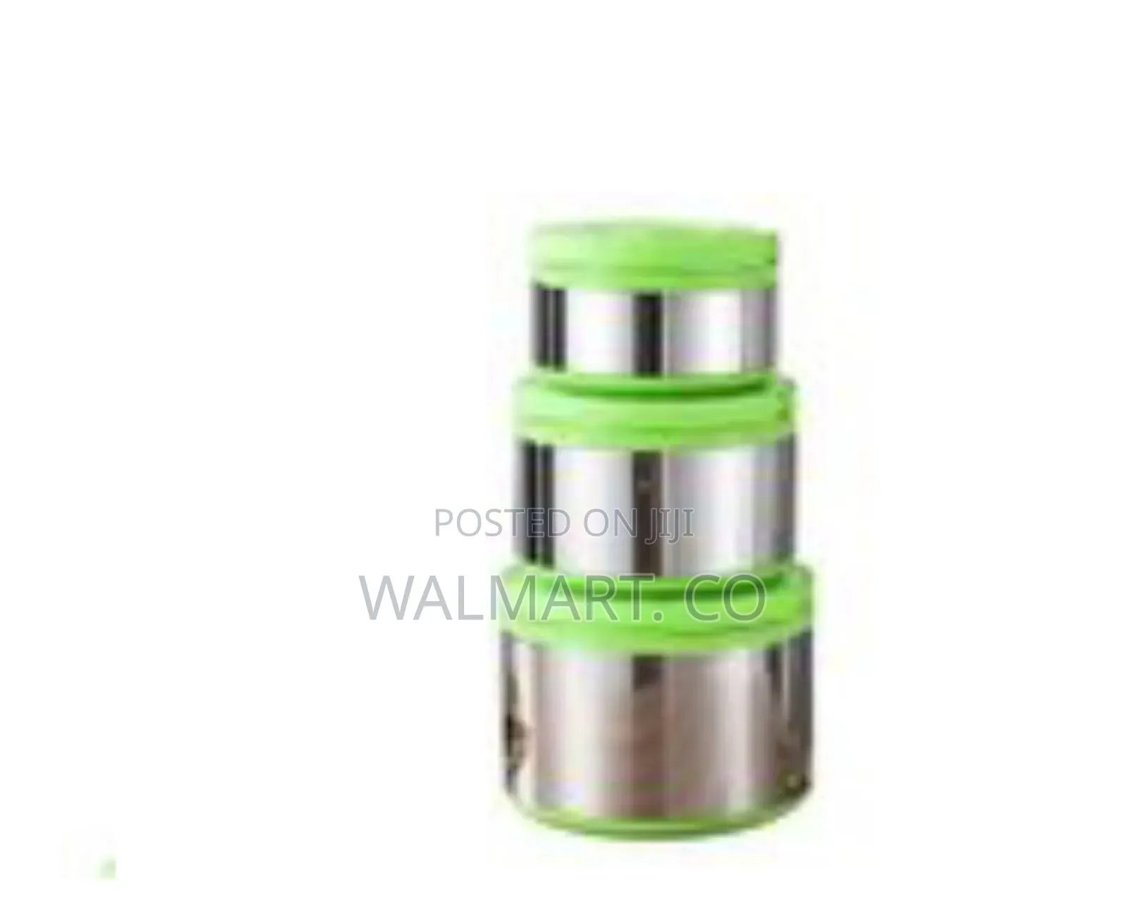 3 Piece Double Wall Stainless Steel Food Storage Container