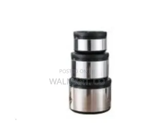 3 Piece Double Wall Stainless Steel Food Storage Container