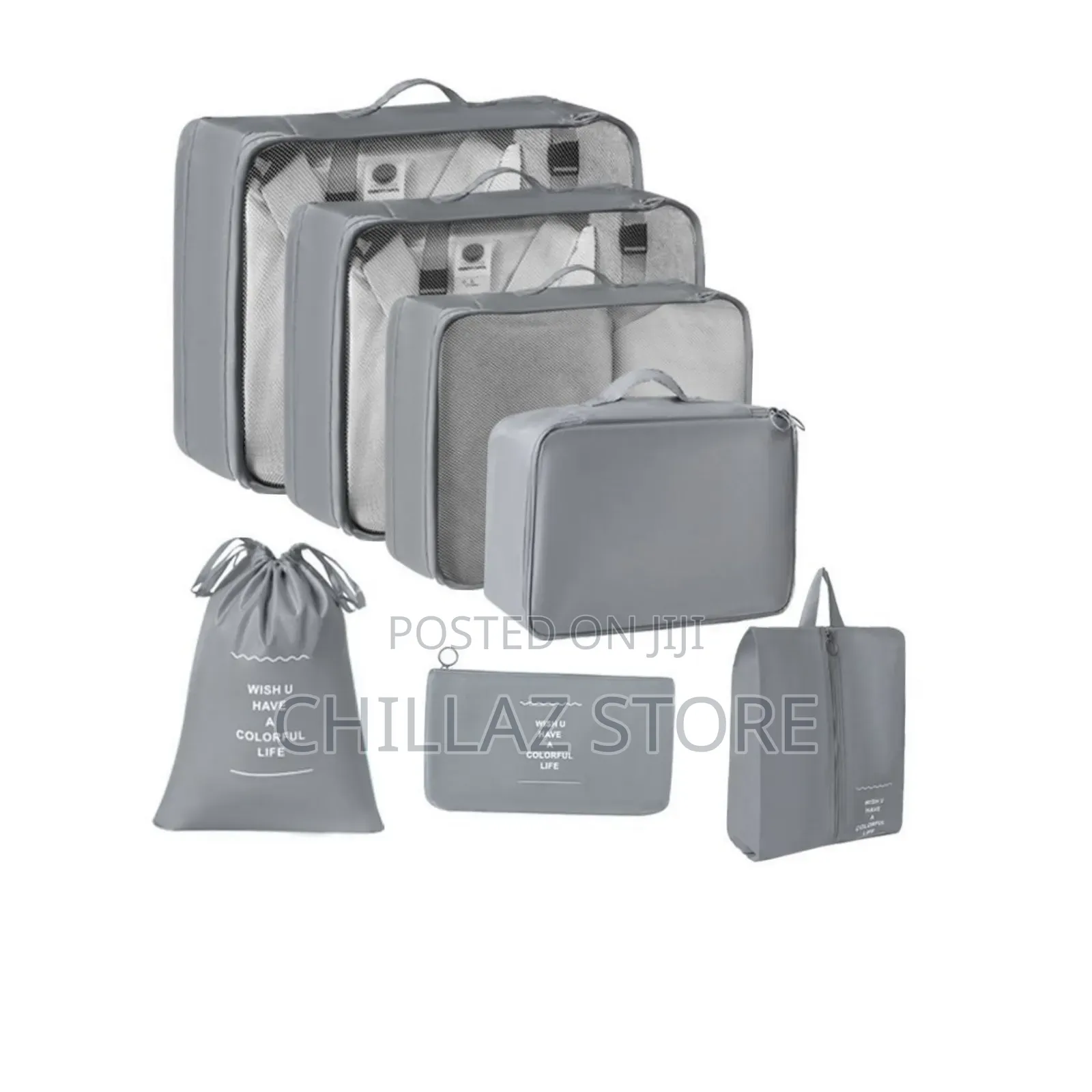 8 PCS Travel Clothes Pack.