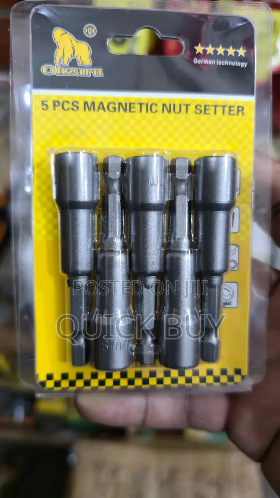 5pcs 8mm Magnetic Nut Setters