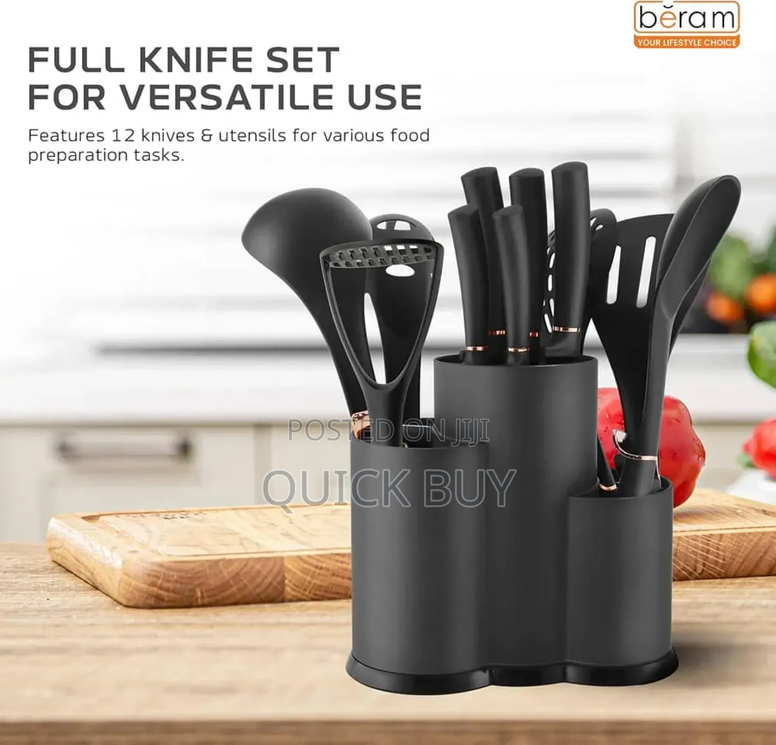 Haus Roland 12 Pieces Kitchen Knife Set