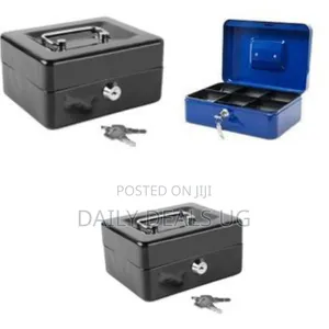15*11.5*7.5cm Hc-66003 Robust Metal Cash Box, Secure Money Storage