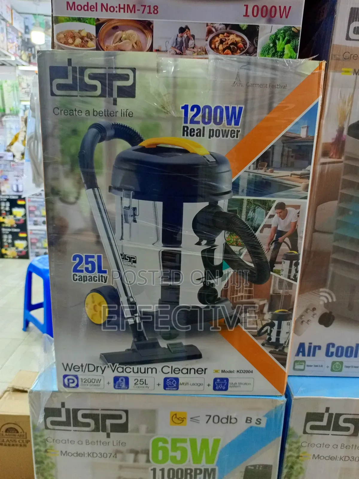 DSP Kd-2004 Wet/Dry Vacuum Cleaner.