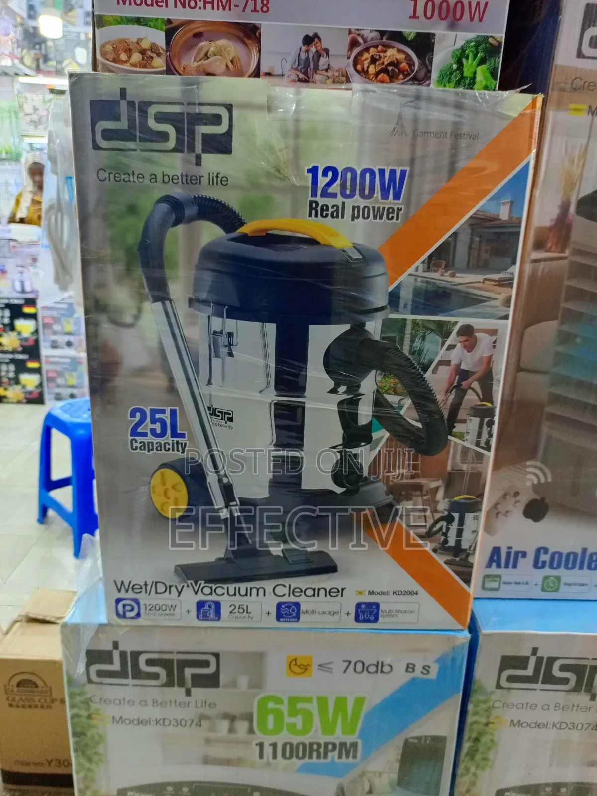 DSP Kd-2004 Wet/Dry Vacuum Cleaner.