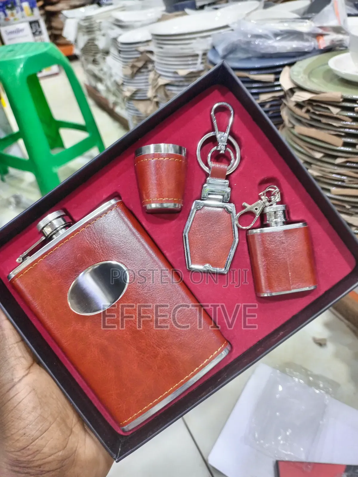 Hip Flask Gift Set.