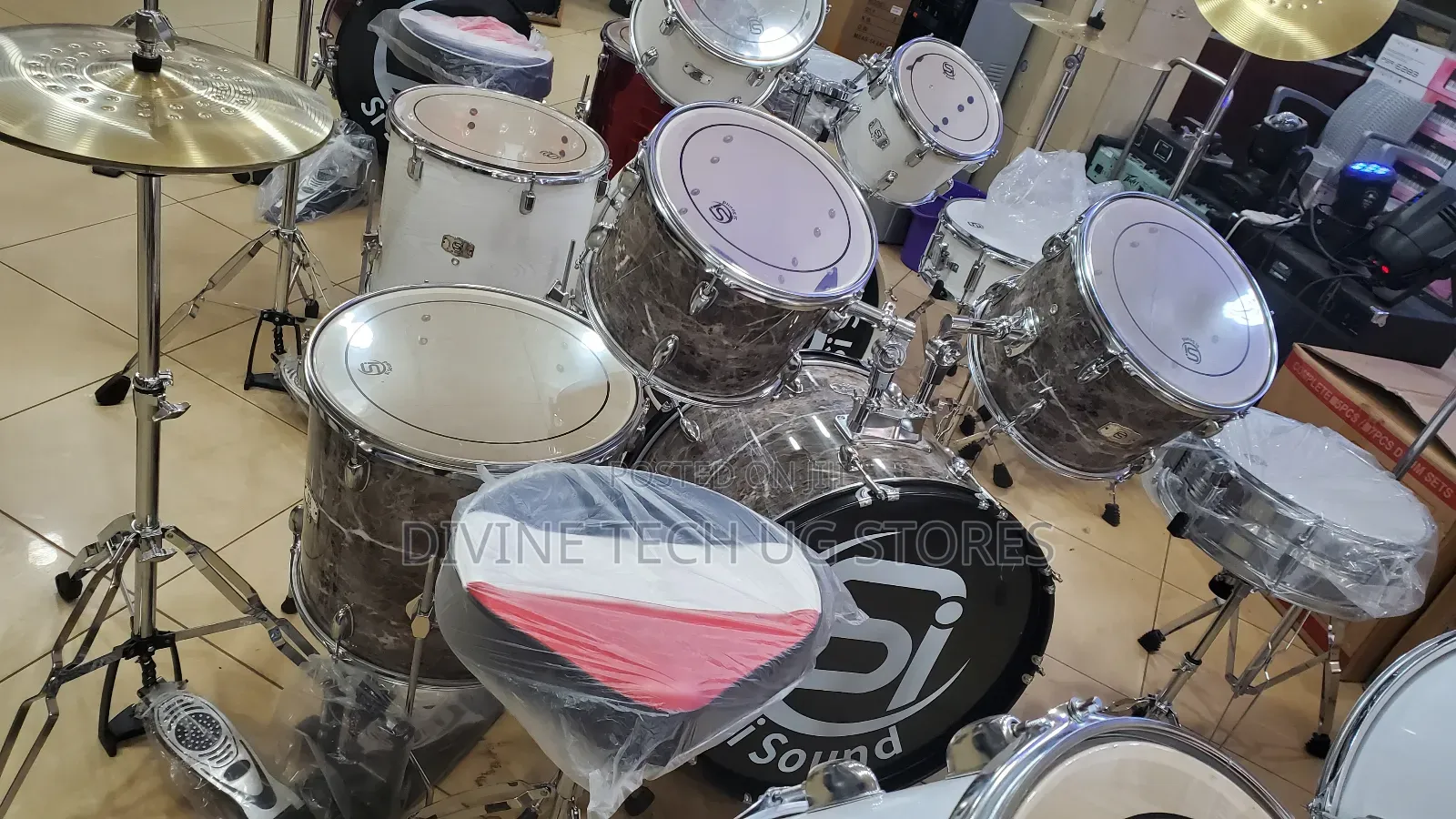 Si Drum Set , Professional Drum Set - 7 Piece
