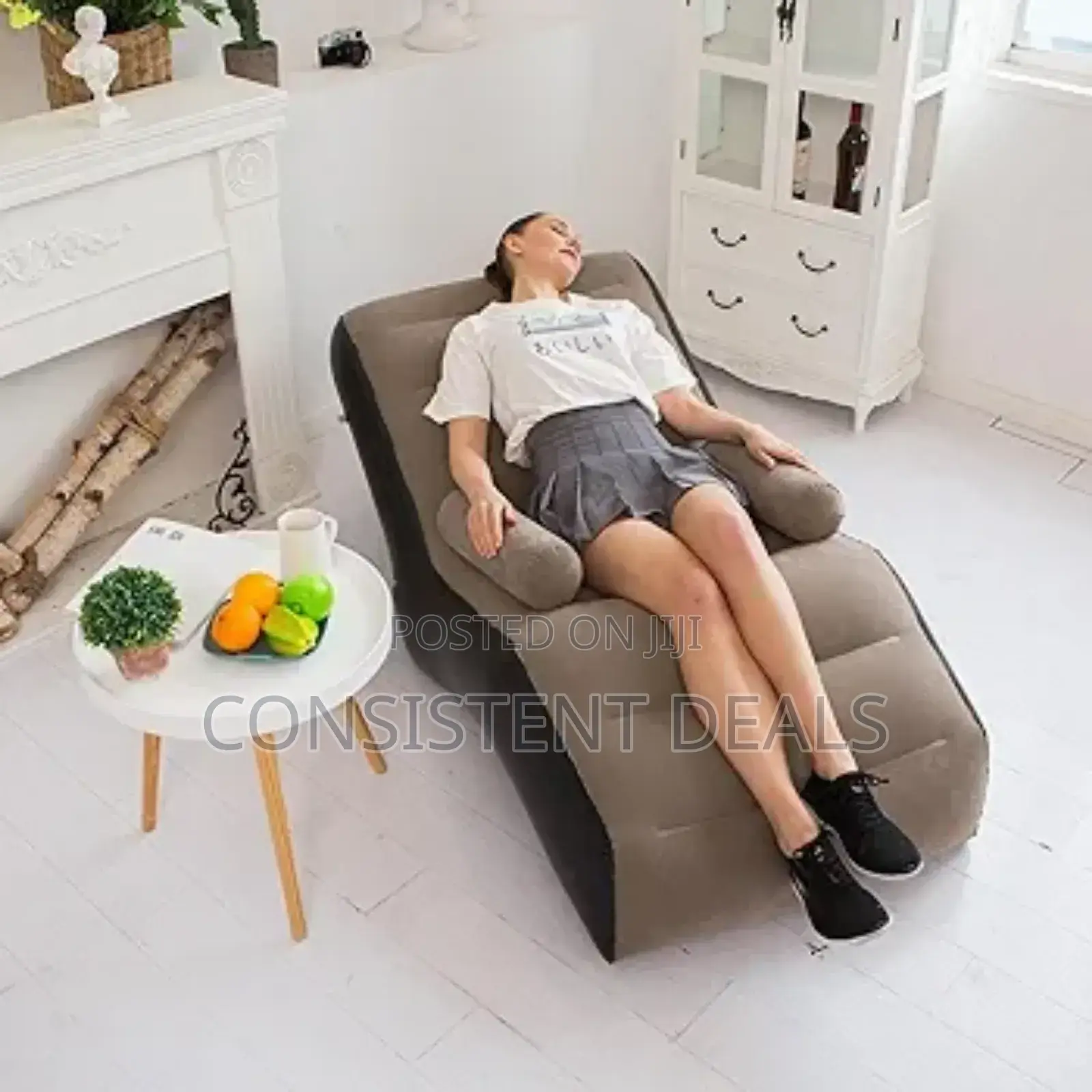 Air Sofa Set Recliner With 2 In 1 Electric Pump