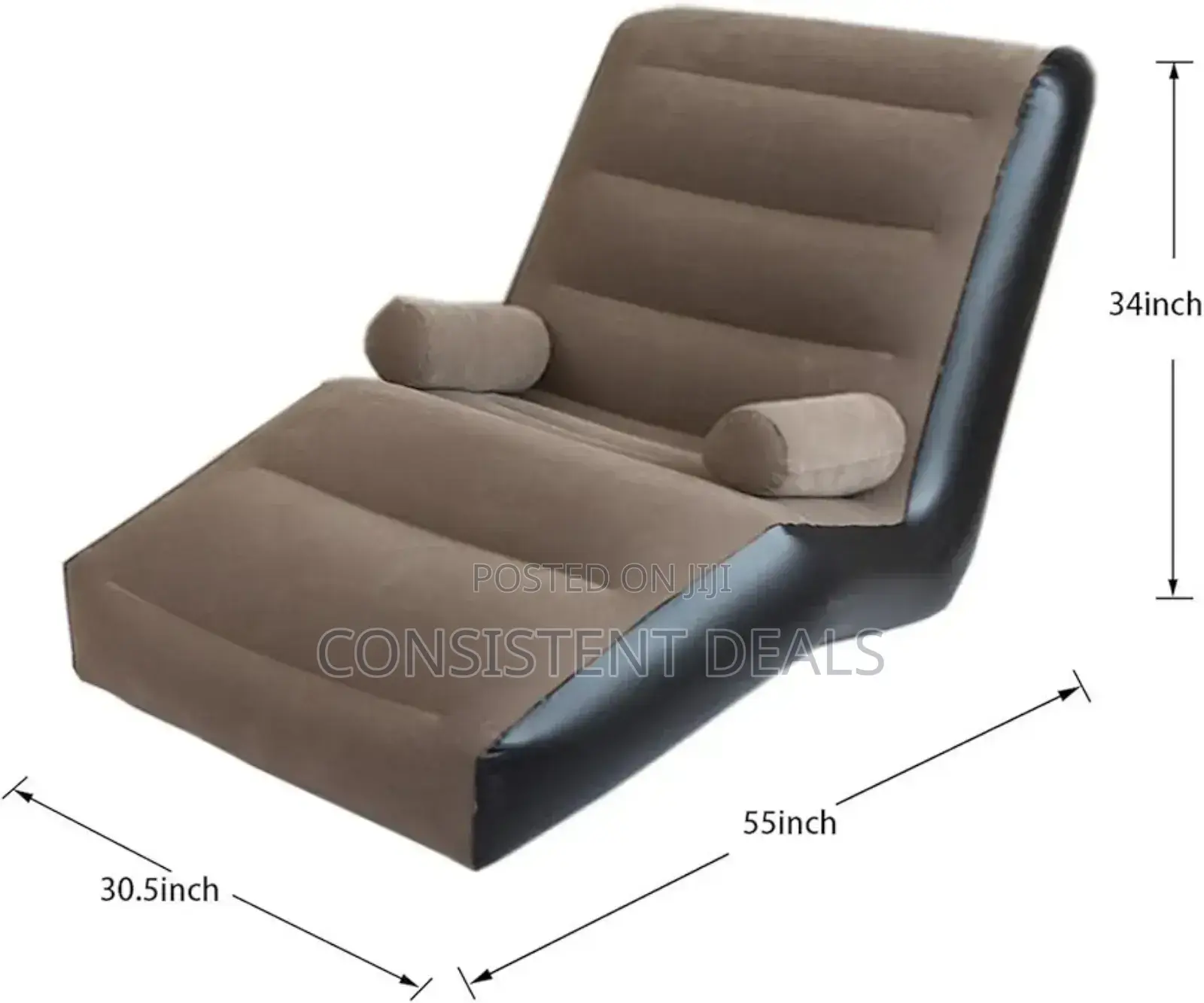 Air Sofa Set Recliner With 2 In 1 Electric Pump