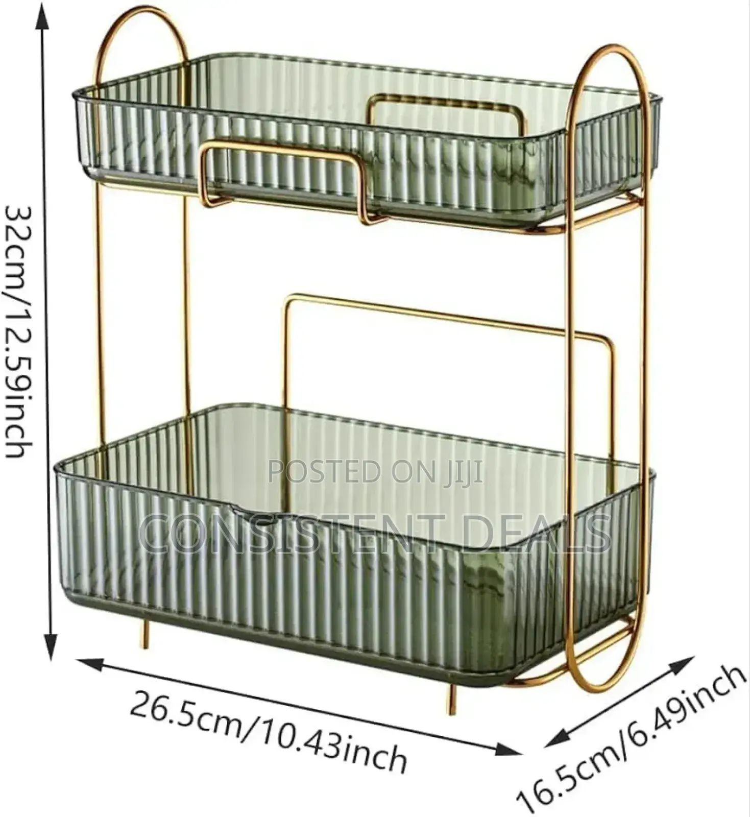 Acrylic Makeup Organizer Rack