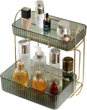 Transparent Makeup Organizer Tray