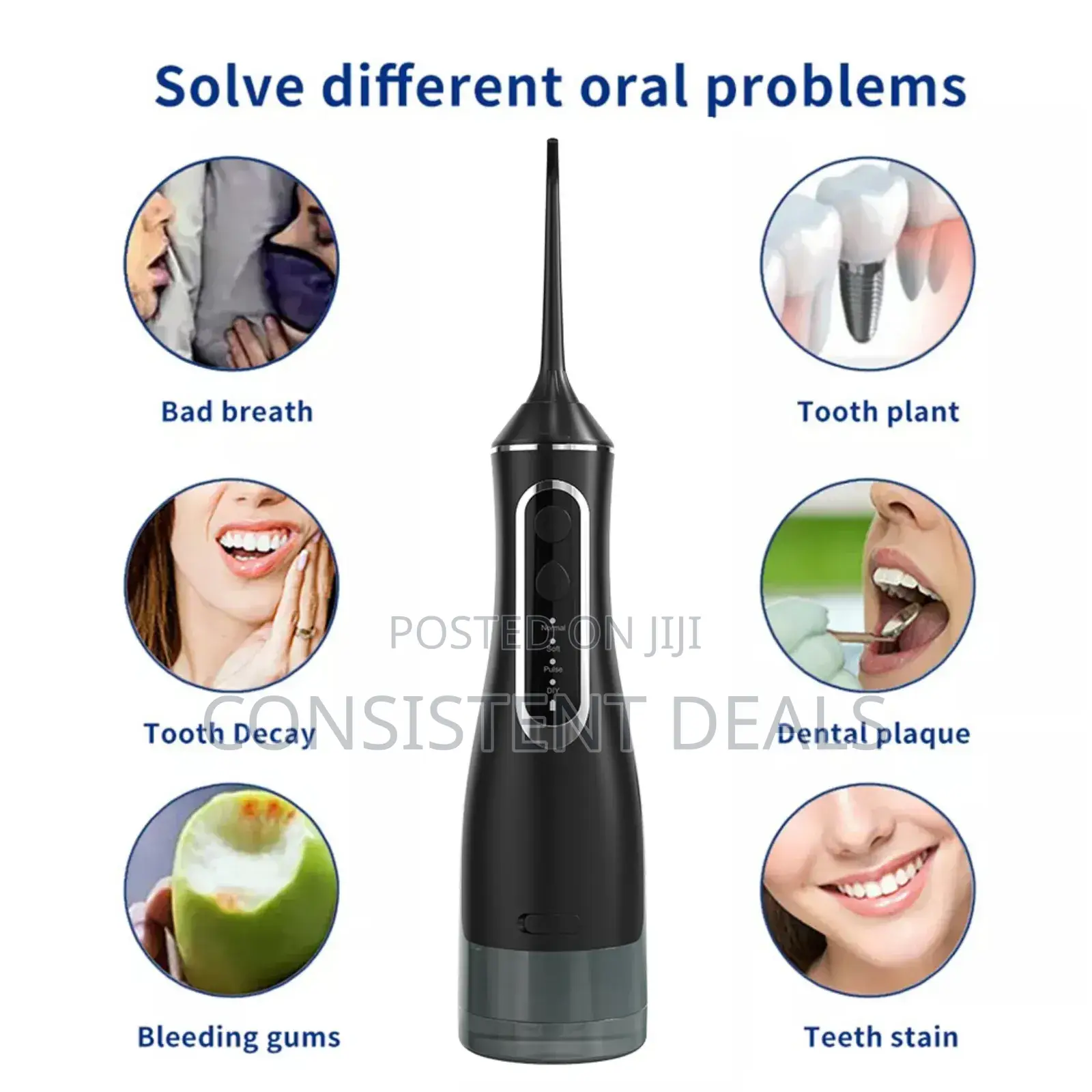 Portable Dental Oral Irrigation Water Flosser