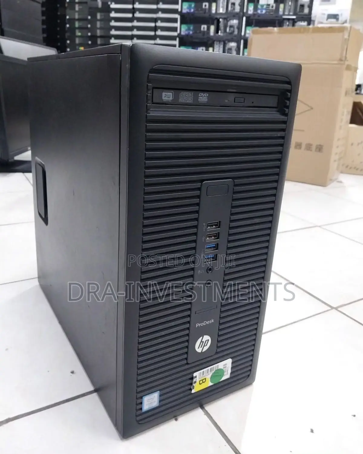 Desktop Computer HP ProDesk 600 8GB Intel Core I5 HDD 500GB
