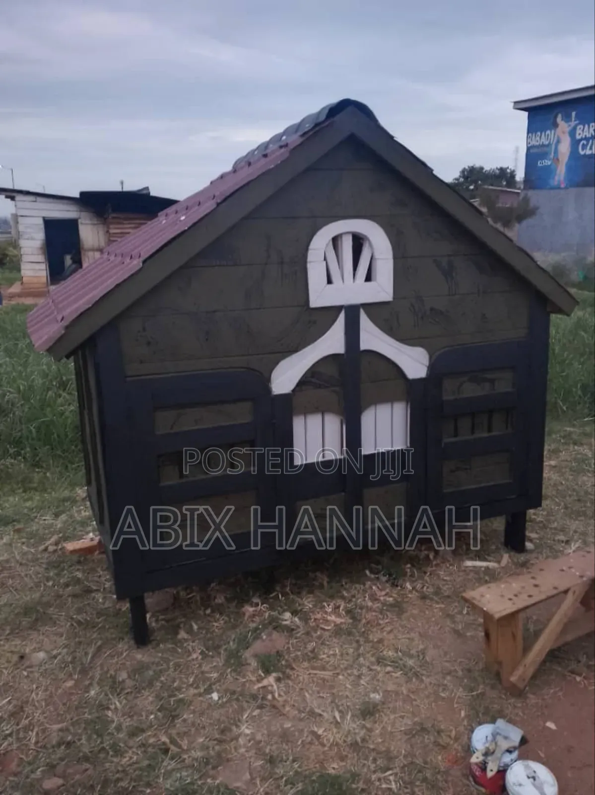 Dog Houses And Rabbit