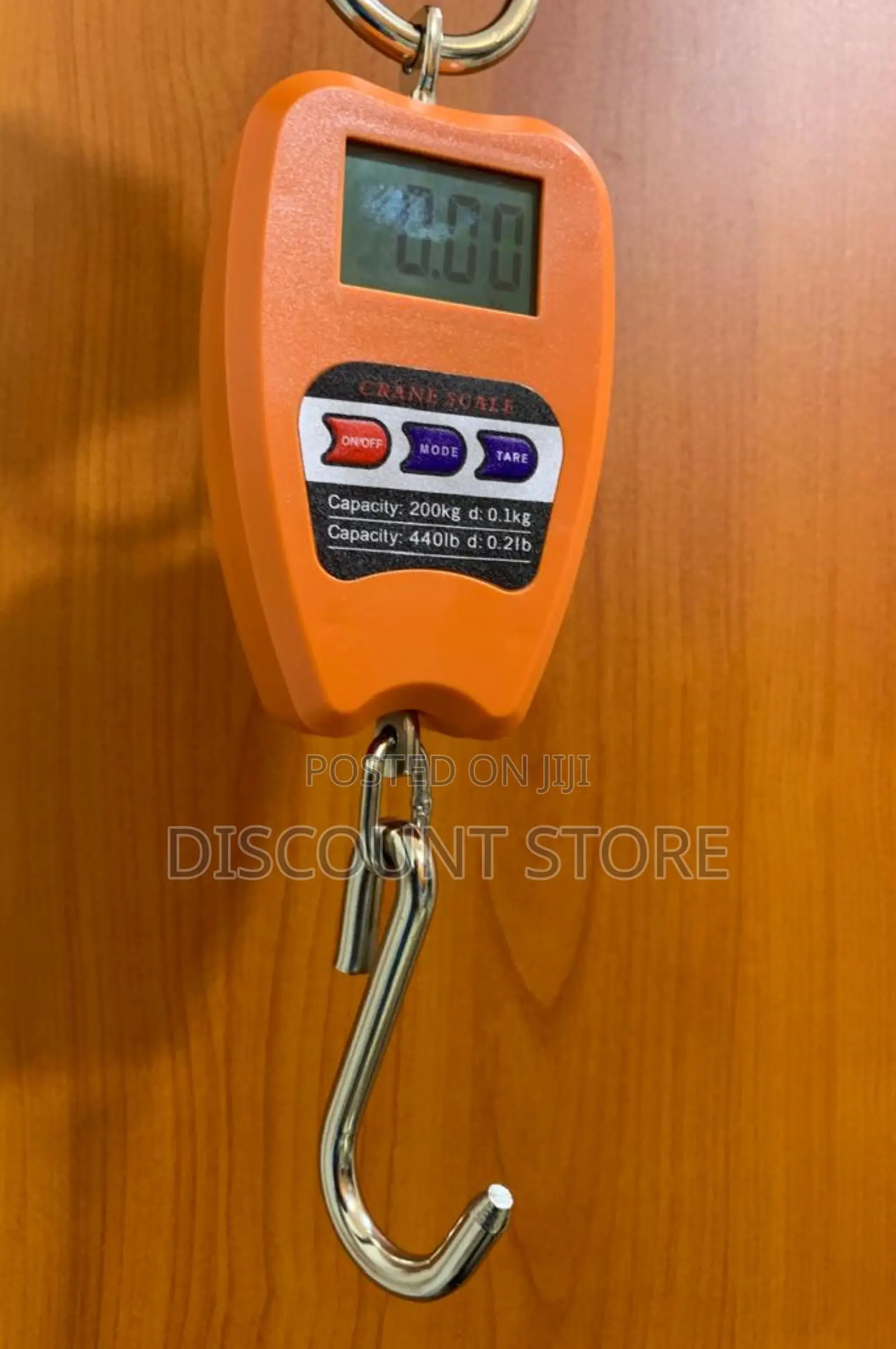 Digital Hanging Weighing Scale 200kg Portable Hanging Weighing Scale