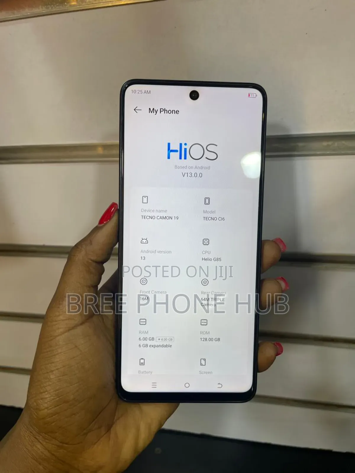 Tecno Camon 19 128 GB Black