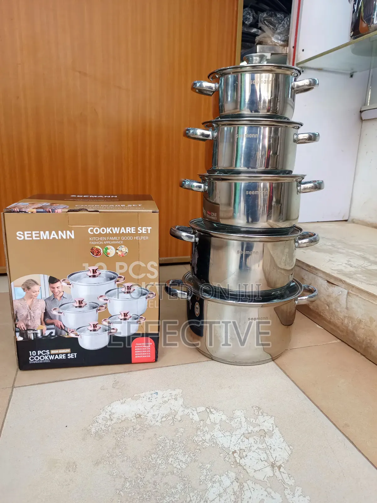 Seemann Stainless Steel Cookware Set.