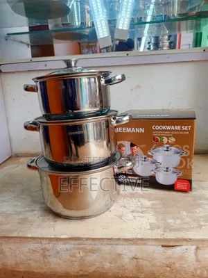 3pc Stainless Steel Cookware Set.