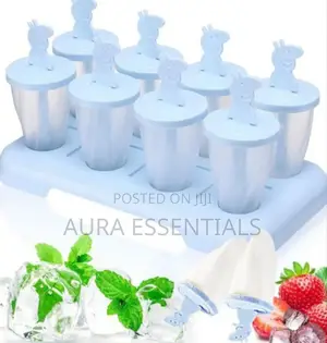 8pcs Ice Cream Molds Popsicles With Stick