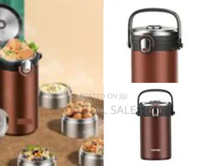 2.5l Multilayer Lunch Bento Box Stainless Steel Insulated Portable