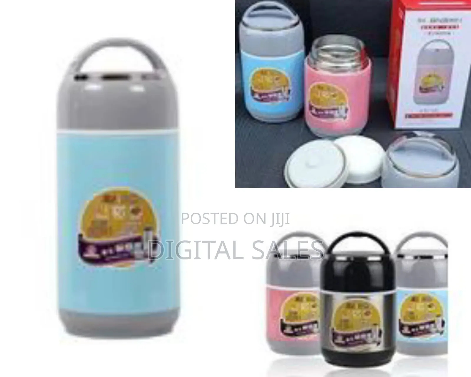 Portable 1100ml Lunch Box Food Storage Containers Bento Box Warmer