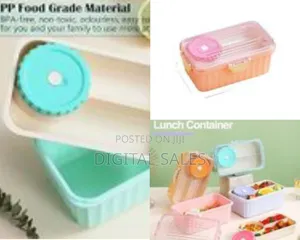 2.15l Leak-Proof Lunch Box With Grid Design Leak-Proof Bento Box