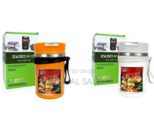 0.6l Steel Food Flask Lunch Box Storage Container-Multi-Colours