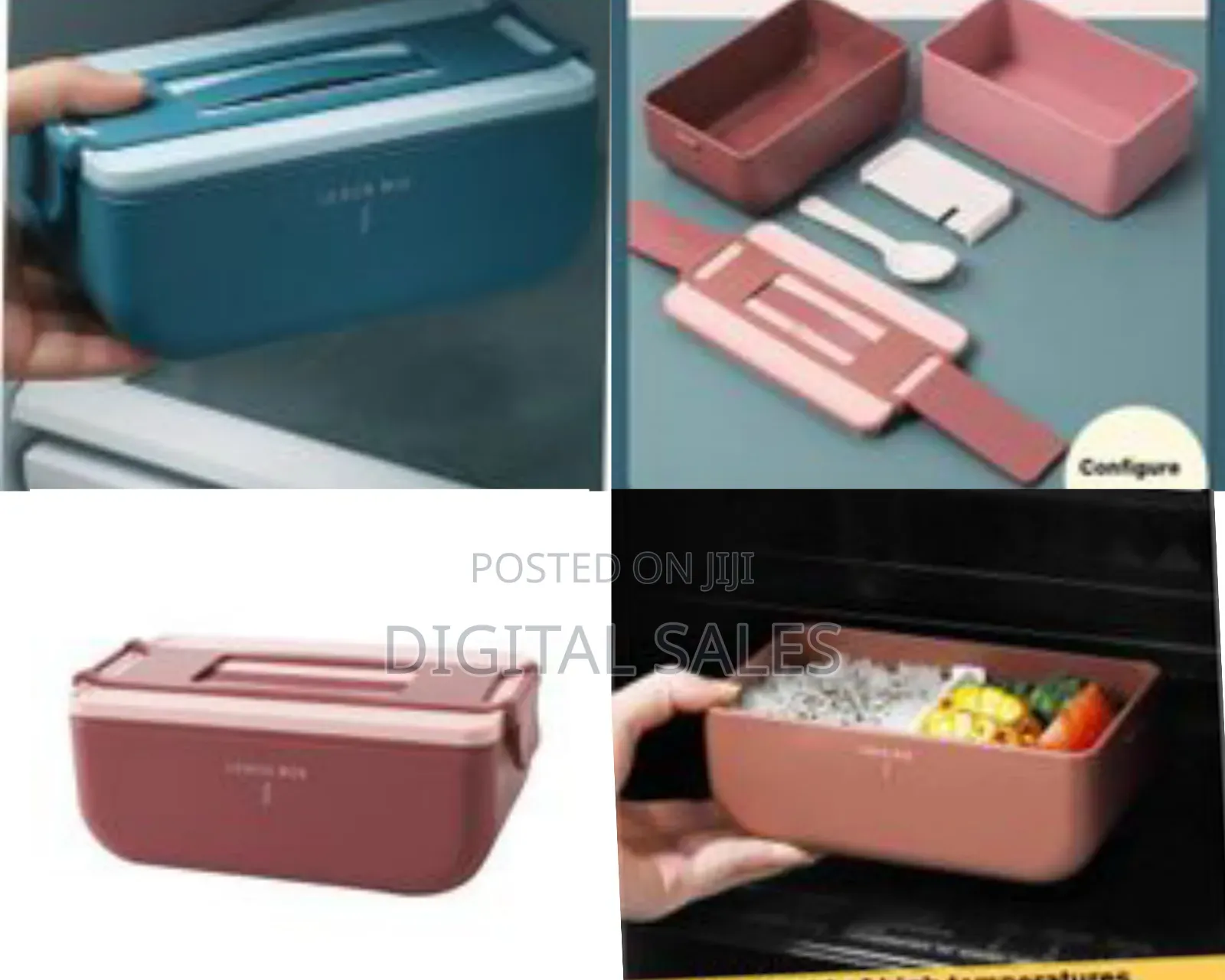 Rectangle Bento Leak-Proof Lunch Box Portable Pp Double Layer Storage