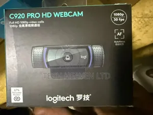Logitech C920 Pro Hd Webcam, 1080p Video With Stereo Audio