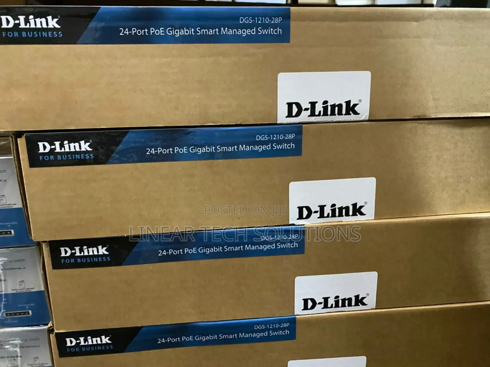 D-Link DGS-1210-28p 24-Port Poe Gigabit Smart Managed Switch.